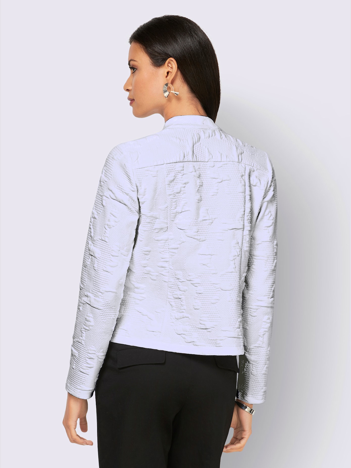 Blazer motif structuré et original