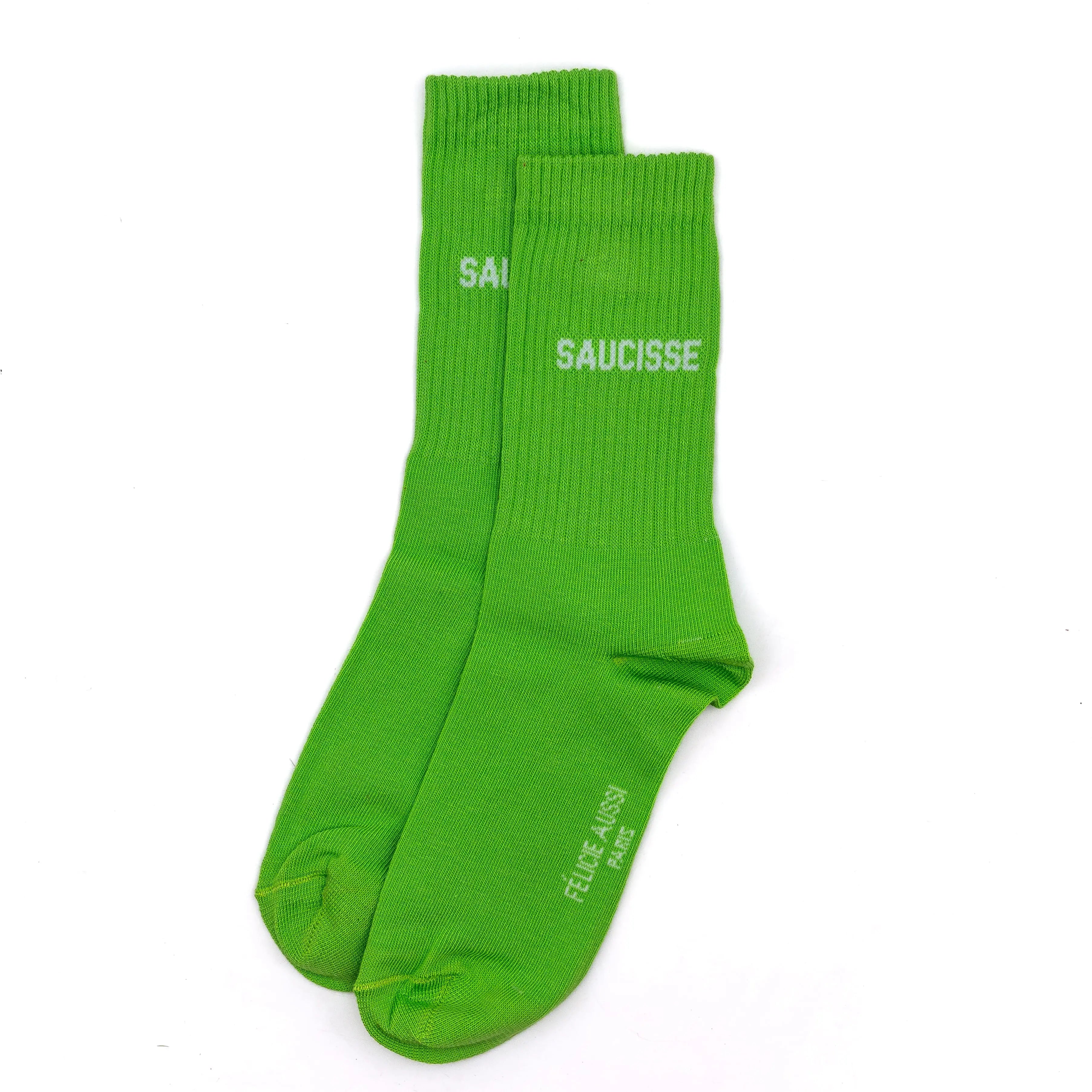 Chaussettes SAUCISSE vertes 36/40