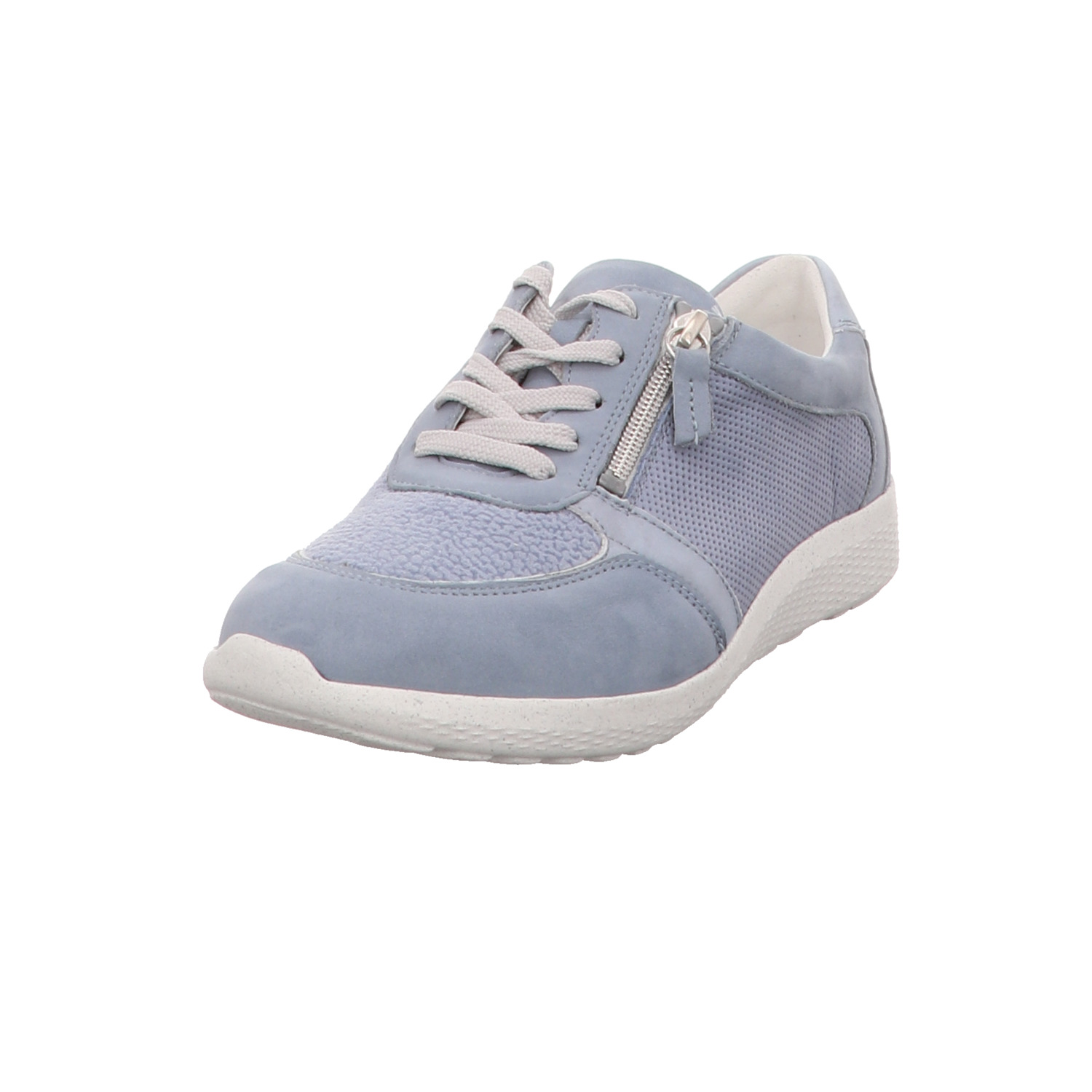 Waldläufer Schnürhalbschuh blau