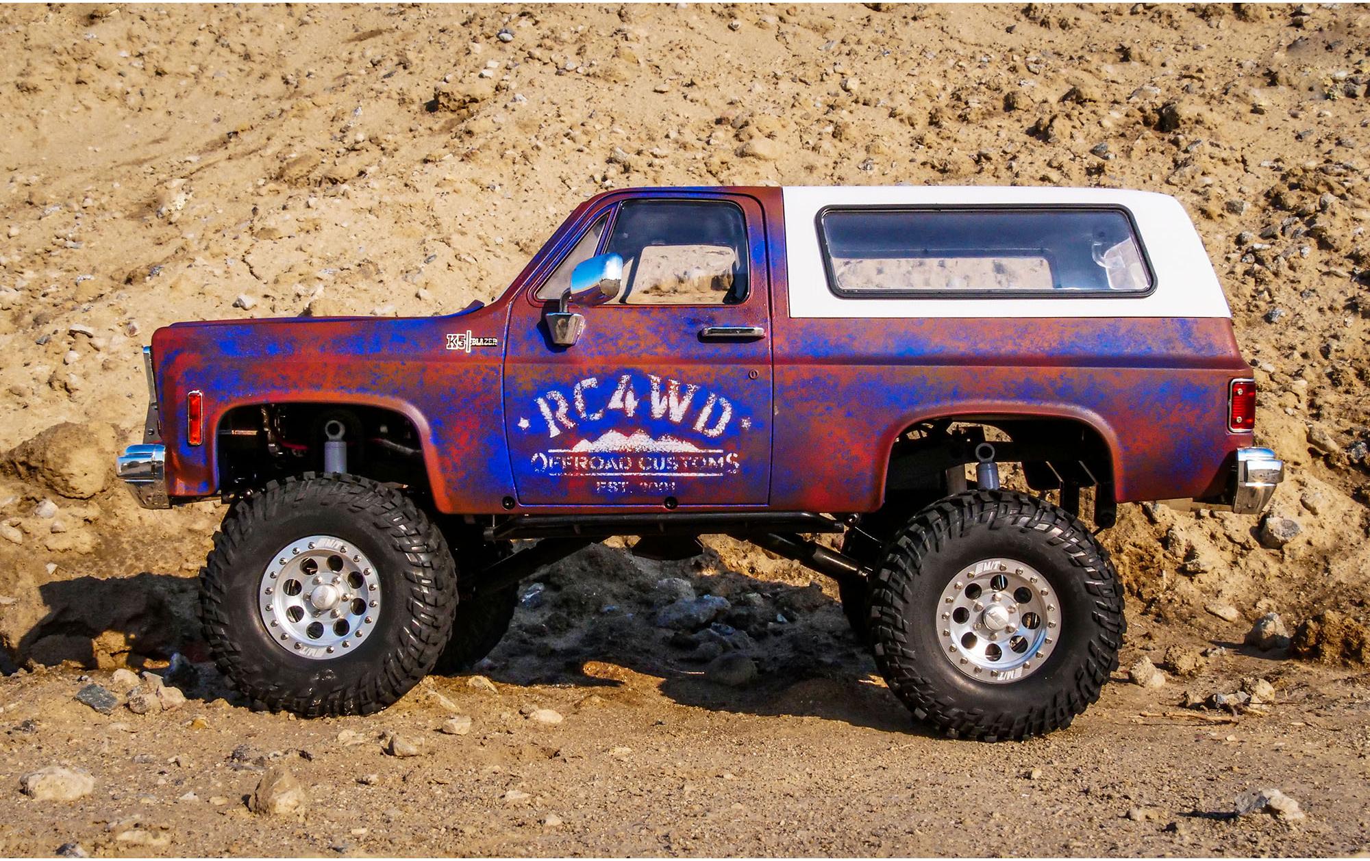 Scale Crawler TF2 Chevy Blazer Rust Bucket, RTR, 1:10<br>Trail Finder 2 Crawler mit Chevrolet K5 Blazer Karosserie in rostigem Design