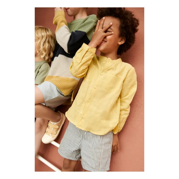 Liewood Short Ayo Rayé | Bleu gris