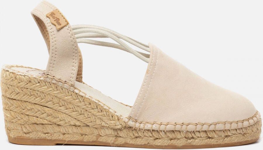 Toni Pons Tremp Dames Espadrilles Pedra Beige Suède TREMPpedra