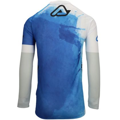 Maillot cross Acerbis J-WINDY VENT WATERMARK 2024 - Blanc / Bleu