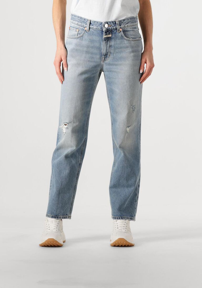 blauwe closed straight leg jeans milo