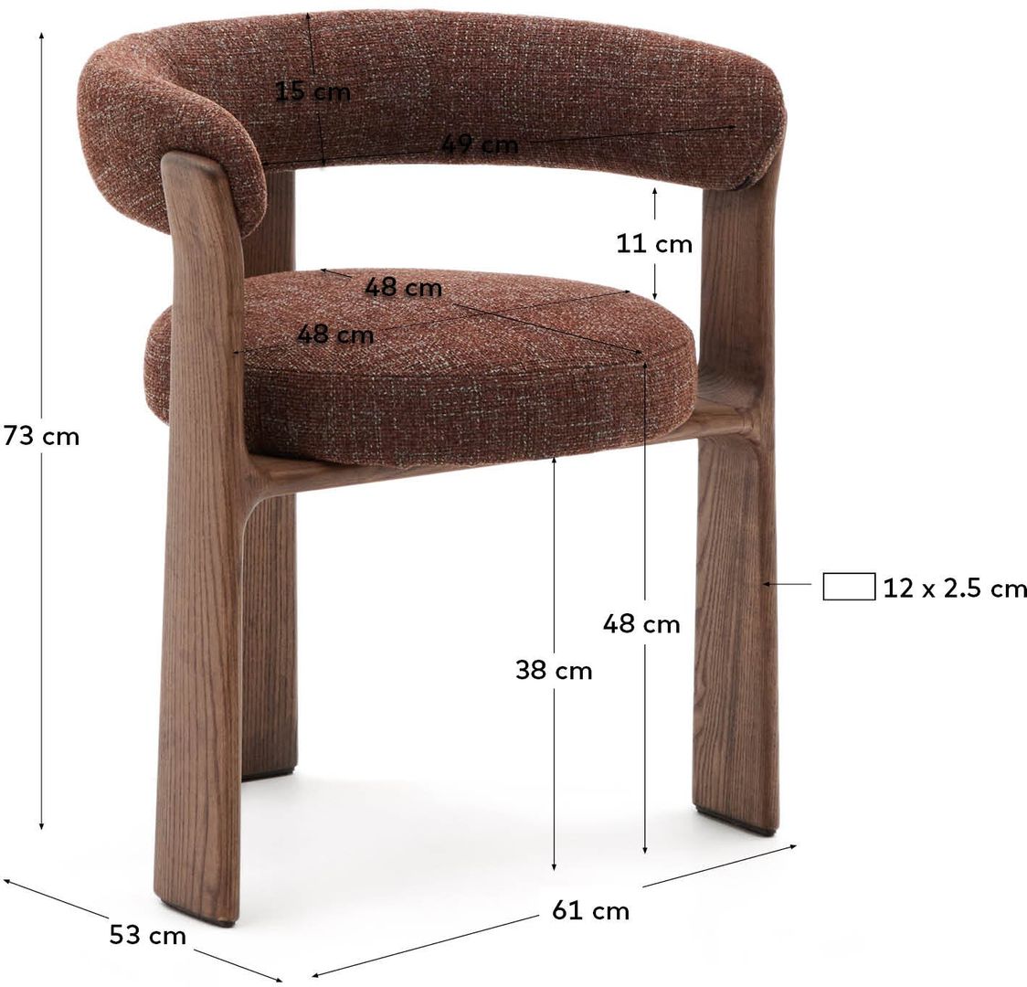 Kave Home   Granite Armstoel