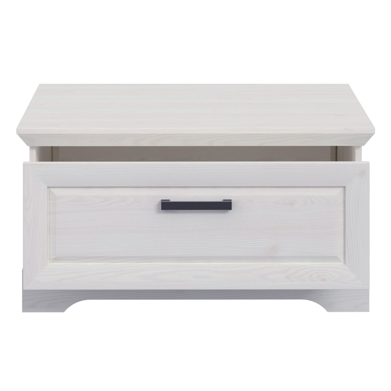 Couchtisch - Sibiu Lärche weiß - Soft-Close - 86 cm breit