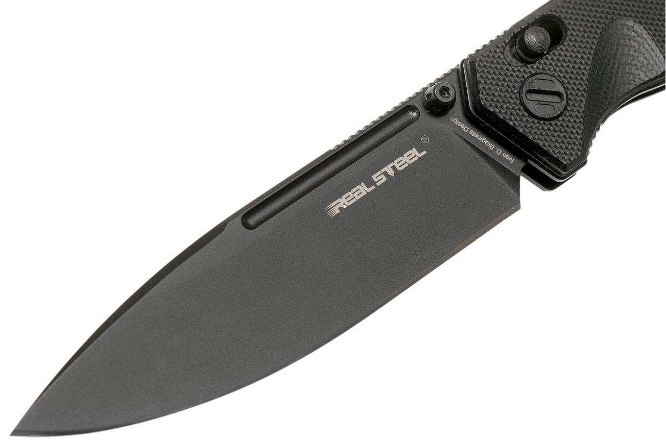 Real Steel Huginn 7652B Full Black G10 zakmes