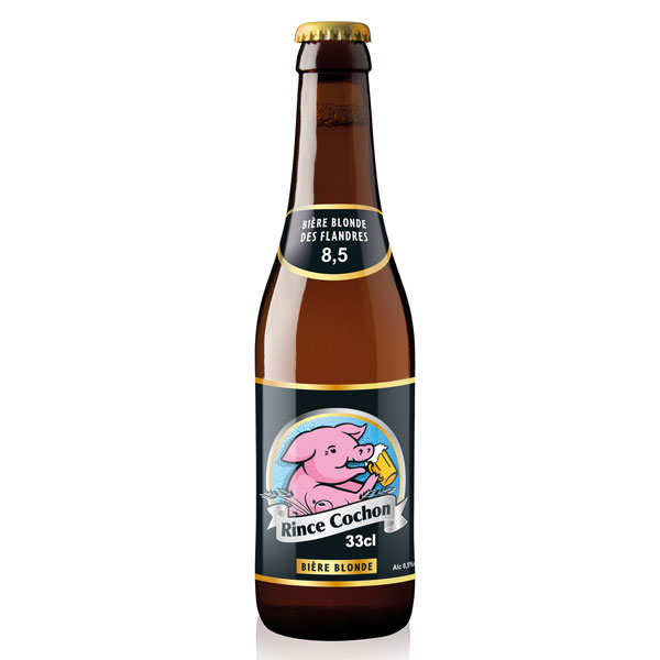 Rince Cochon - Bière belge blonde - 8,5% - Rince Cochon