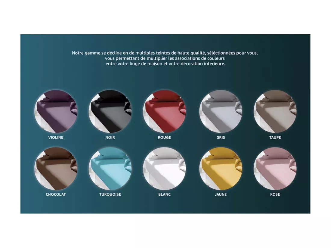 Taie de traversin 85x130 cm ZZZ chocolat