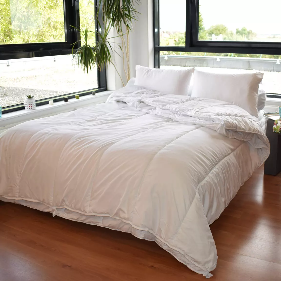 Couette (260 x 240 cm) 4 Saisons Blanche