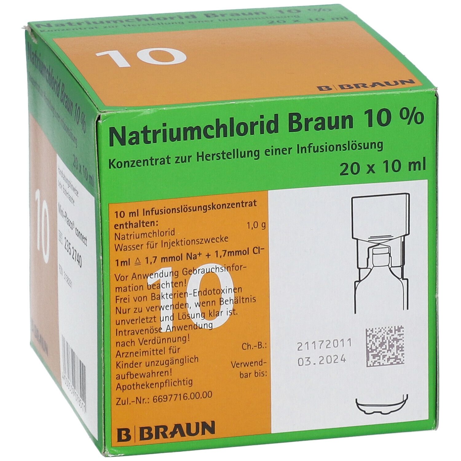 Natriumchlorid B. Braun 10% MPC Elektrolytkonzentrat