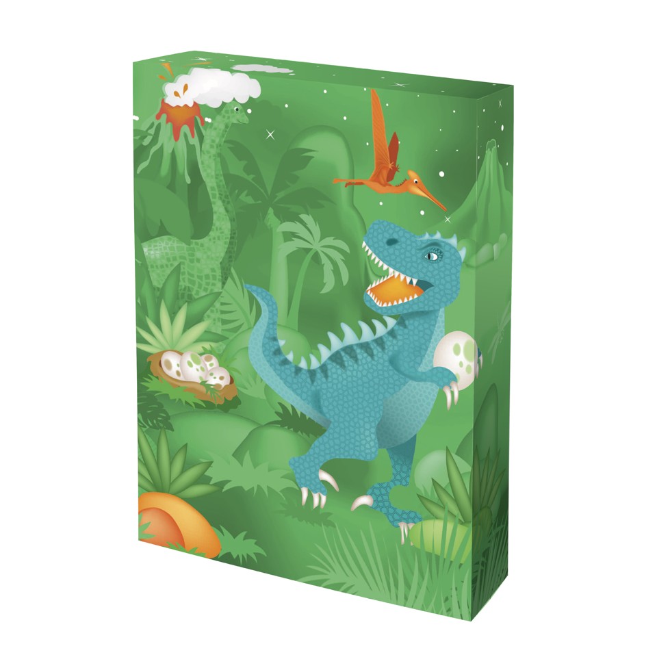 BOX CANDIY - Scratch Art Lantern - Totally Twilight Dinosaur - (BC-1936)