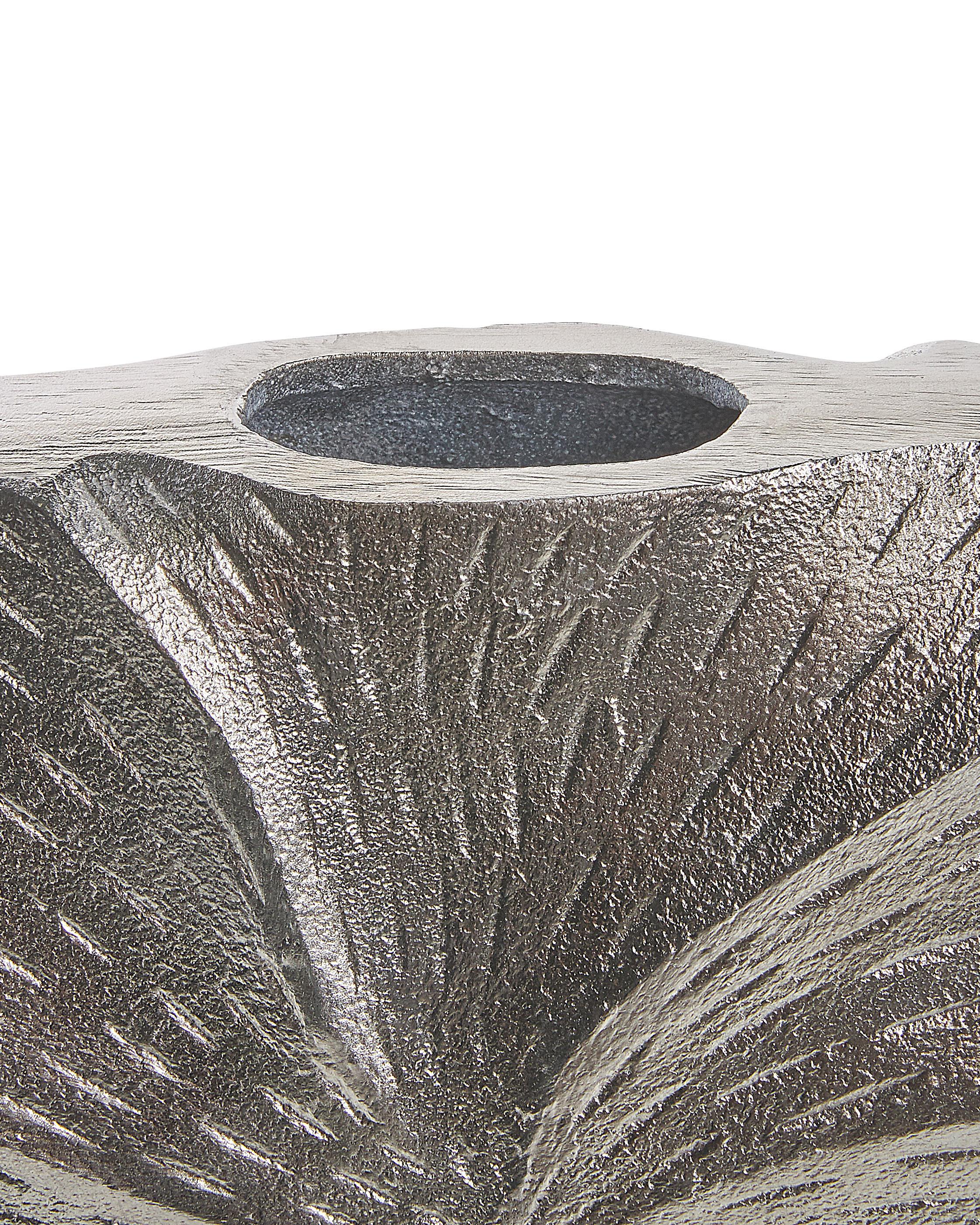 Bloemenvaas URGENCH Metaal 21 cm Zilver