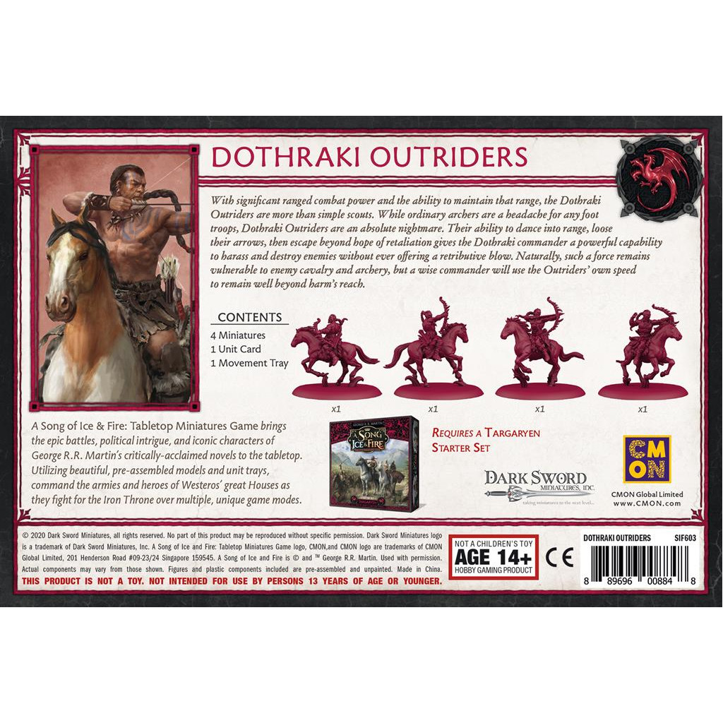Le Trône de Fer : le Jeu de Figurines - Cavaliers Dothraki