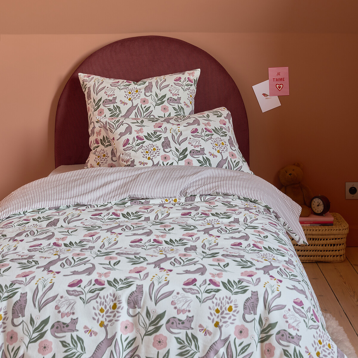 LA REDOUTE INTERIEURS<br>Lençol de flanela com aba dobrável de 25 cm, Elona