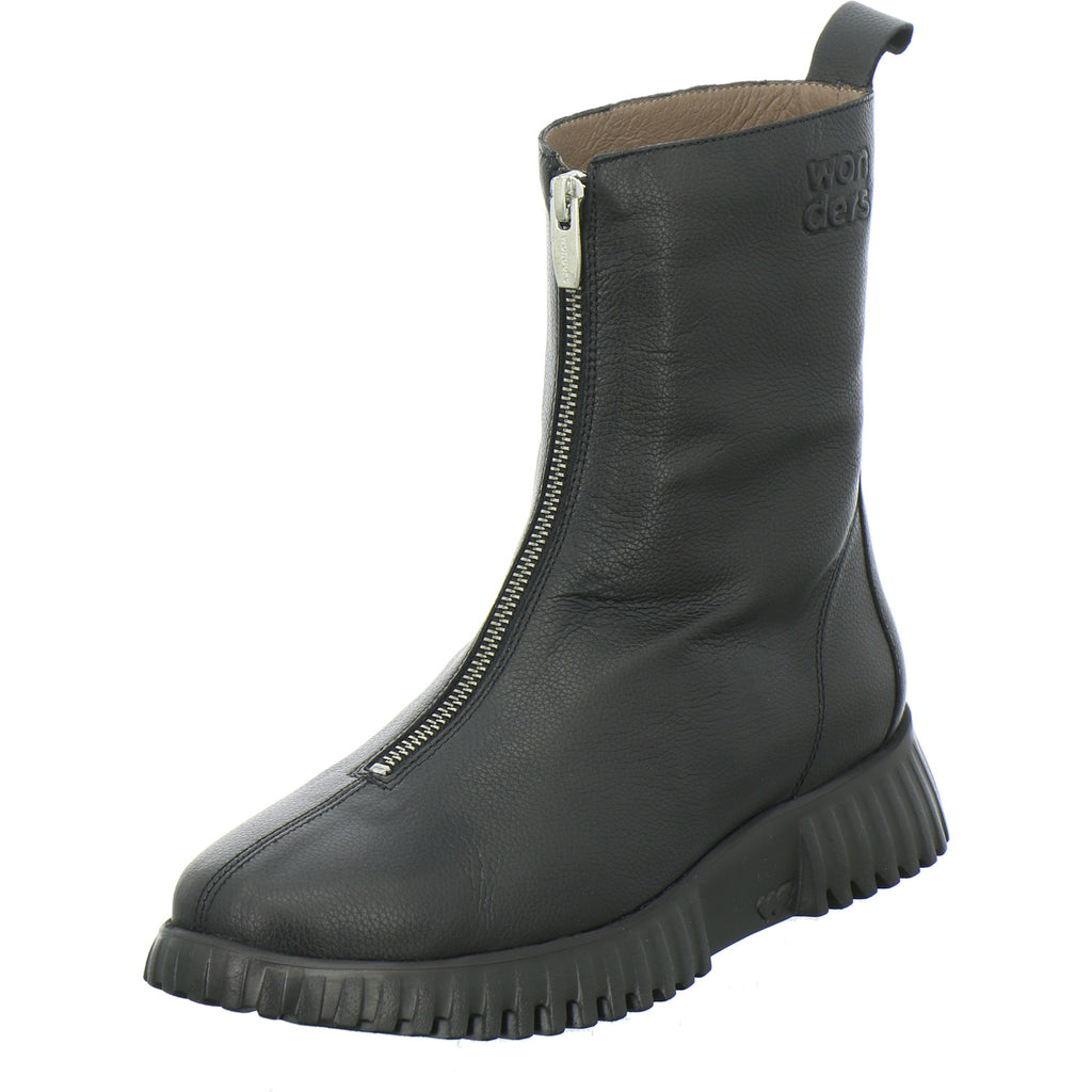 Wonders Stiefel Damen Schwarz