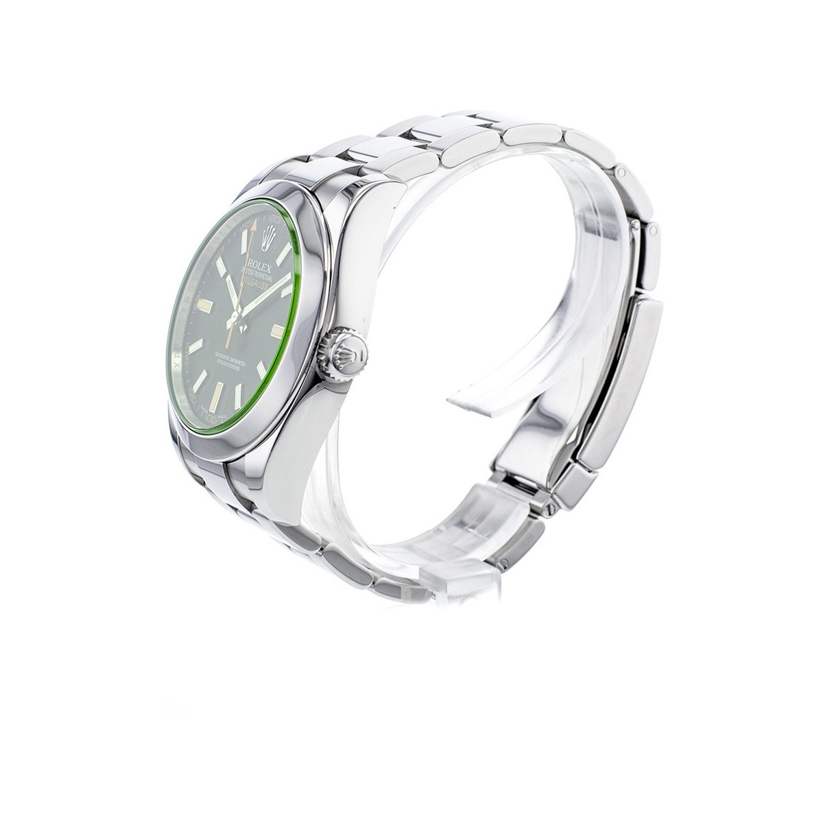 Montre d'occasion Rolex Milgauss homme automatique acier