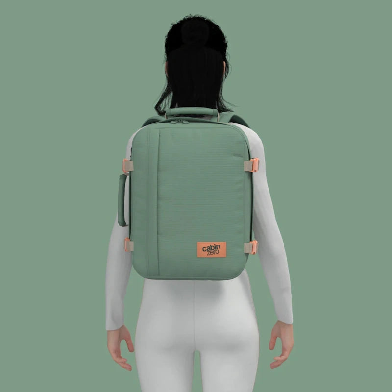 CabinZero Classic Mini 28L Ultra Light Cabin Bag Sage Forest