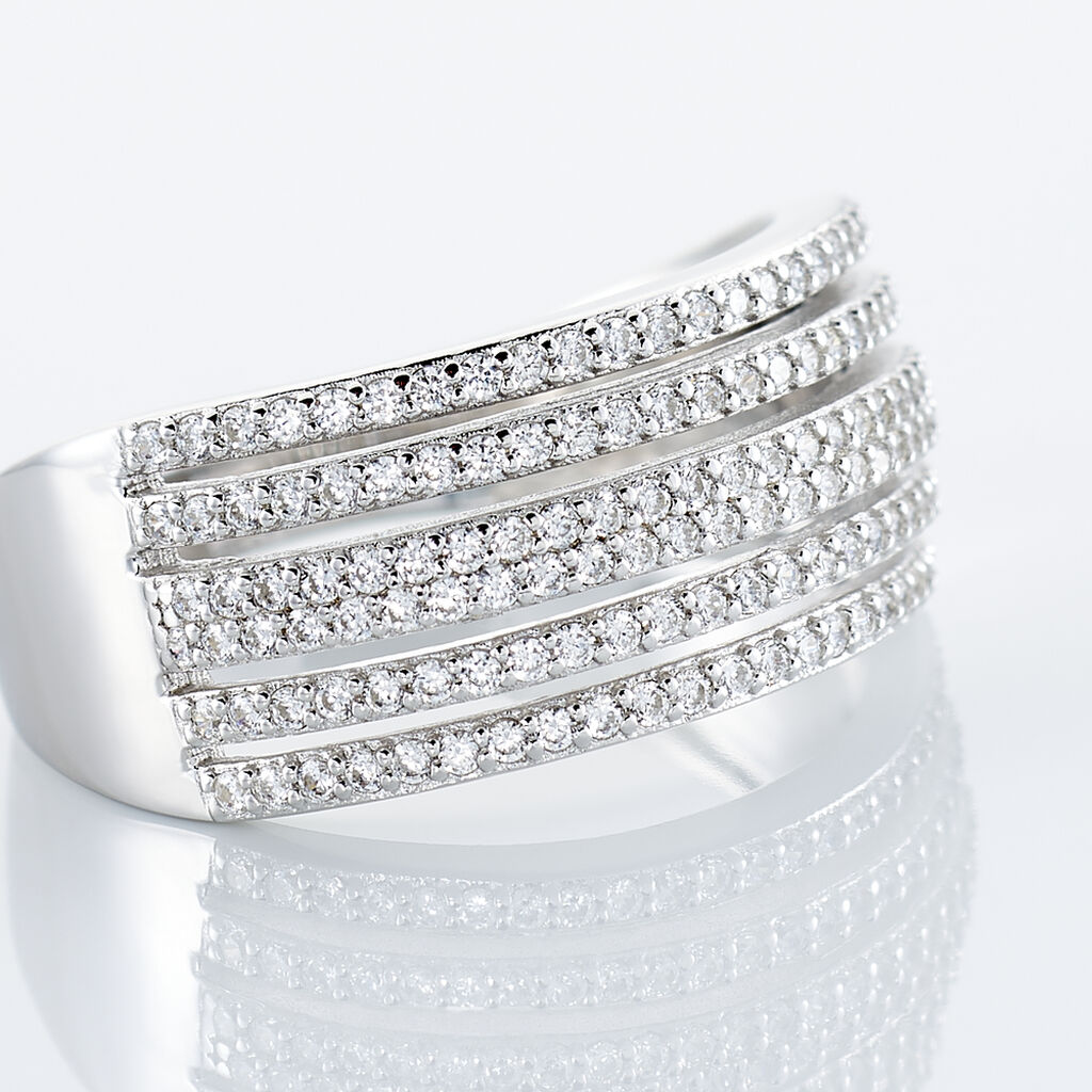 Bague Ilyana Argent Oxyde De Zirconium
