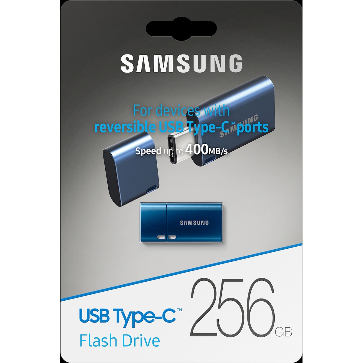 Samsung USB Type C minnepenn 256 GB (blå)
