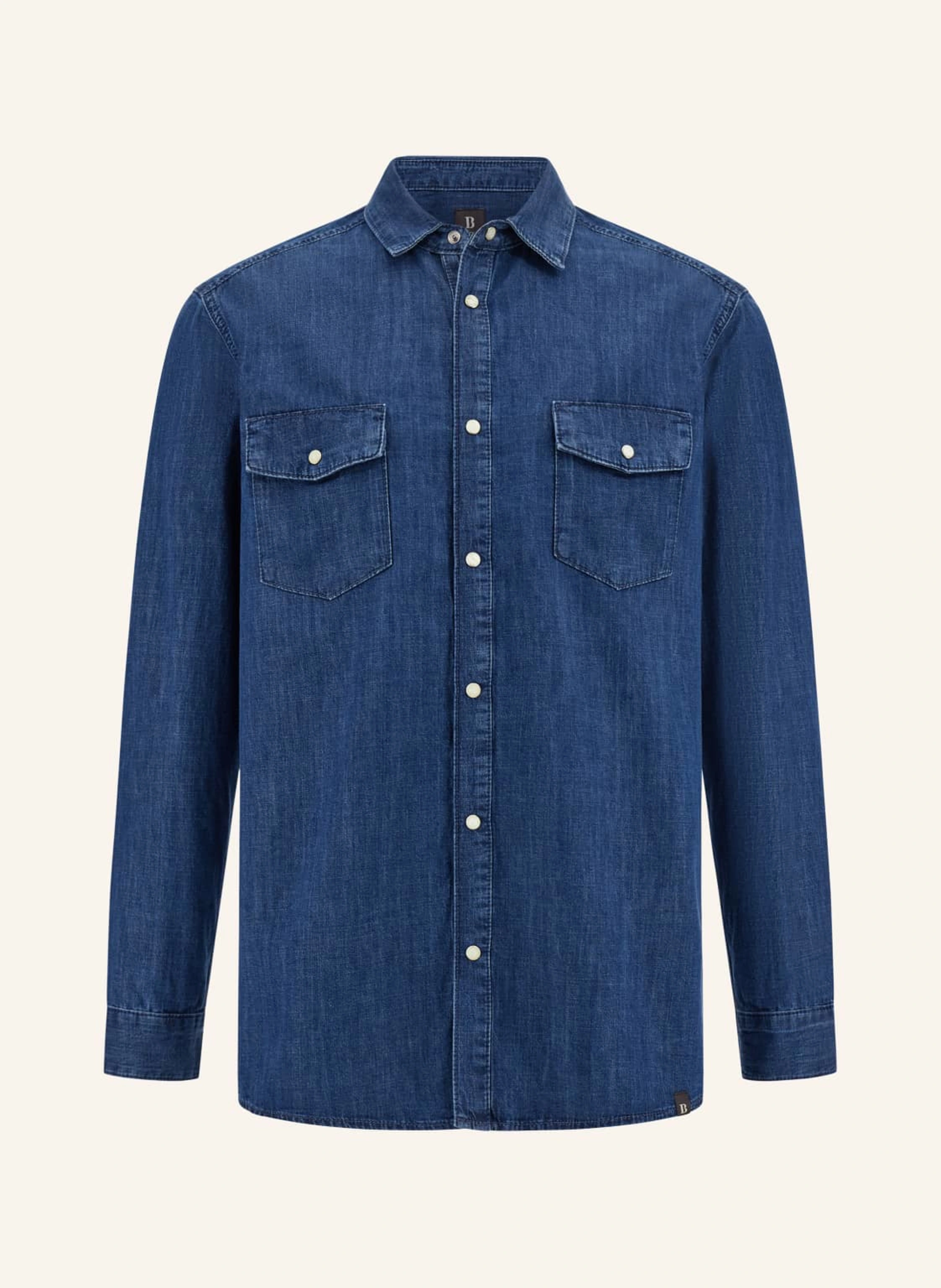 BOGGI MILANO Jeanshemd Regular Fit