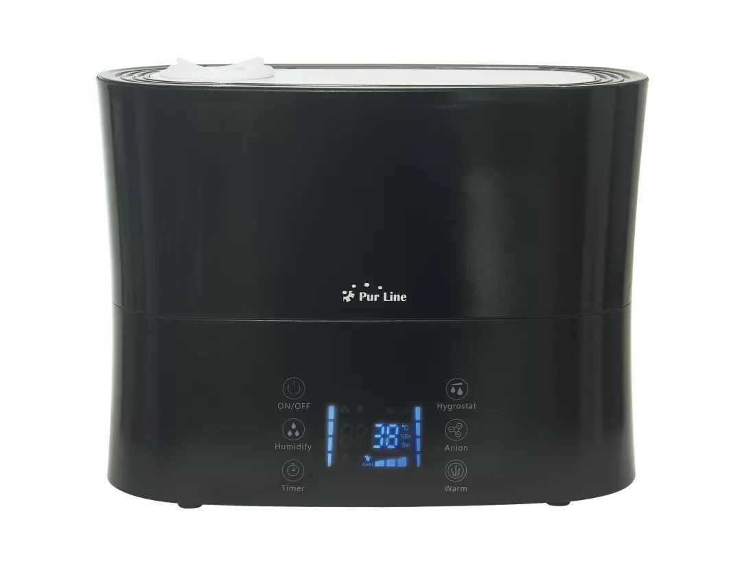 Humidificateur à ultrasons à vapeur chaude ou tiède pour 35 m²