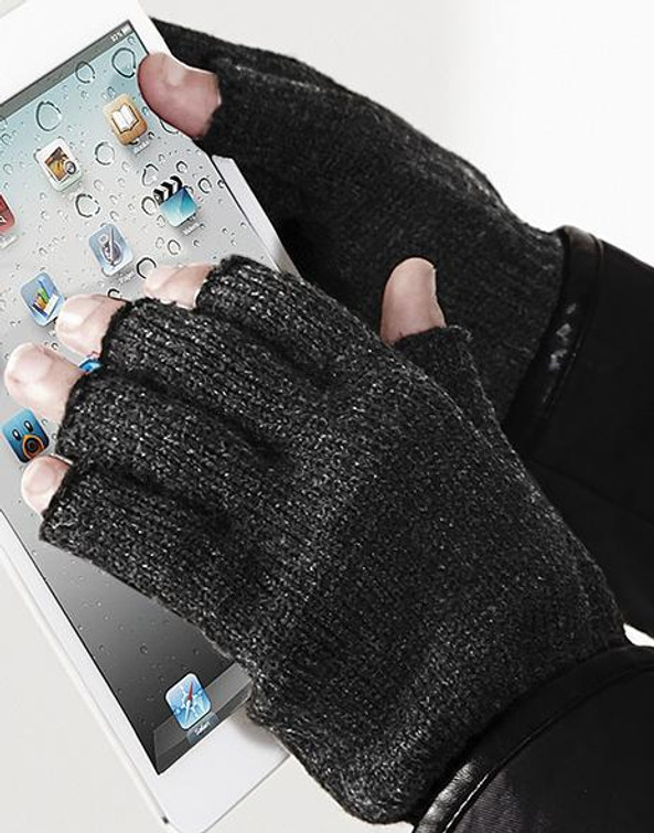 Beechfield B491 - Gants Sans Doigts Chauds et Pratiques Beechfield