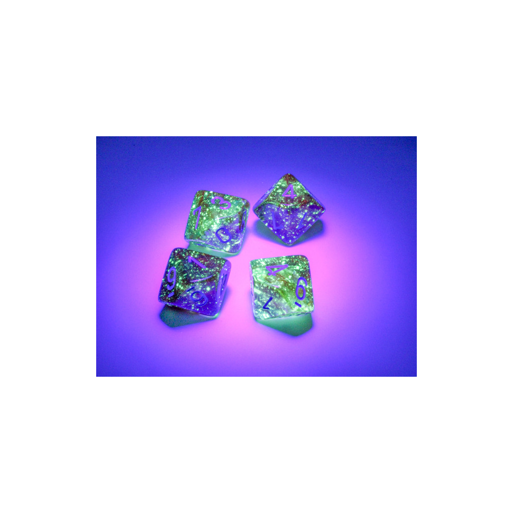 Set de 10 Dés 10 Faces Chessex : Nebula