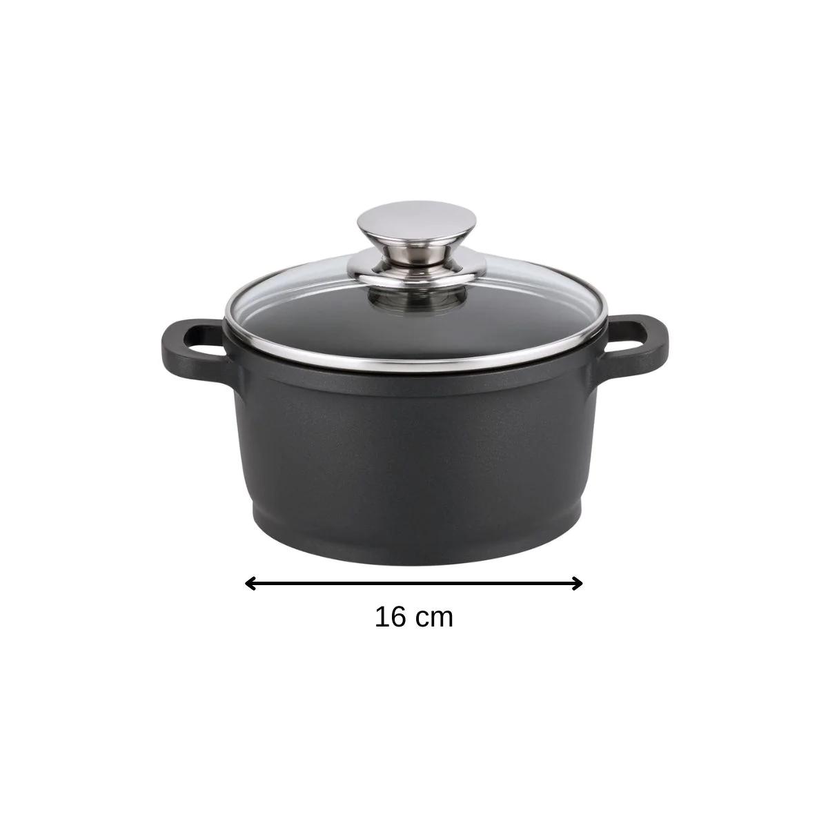 Faitout 16 cm de 1,3 litres Alucast Elo