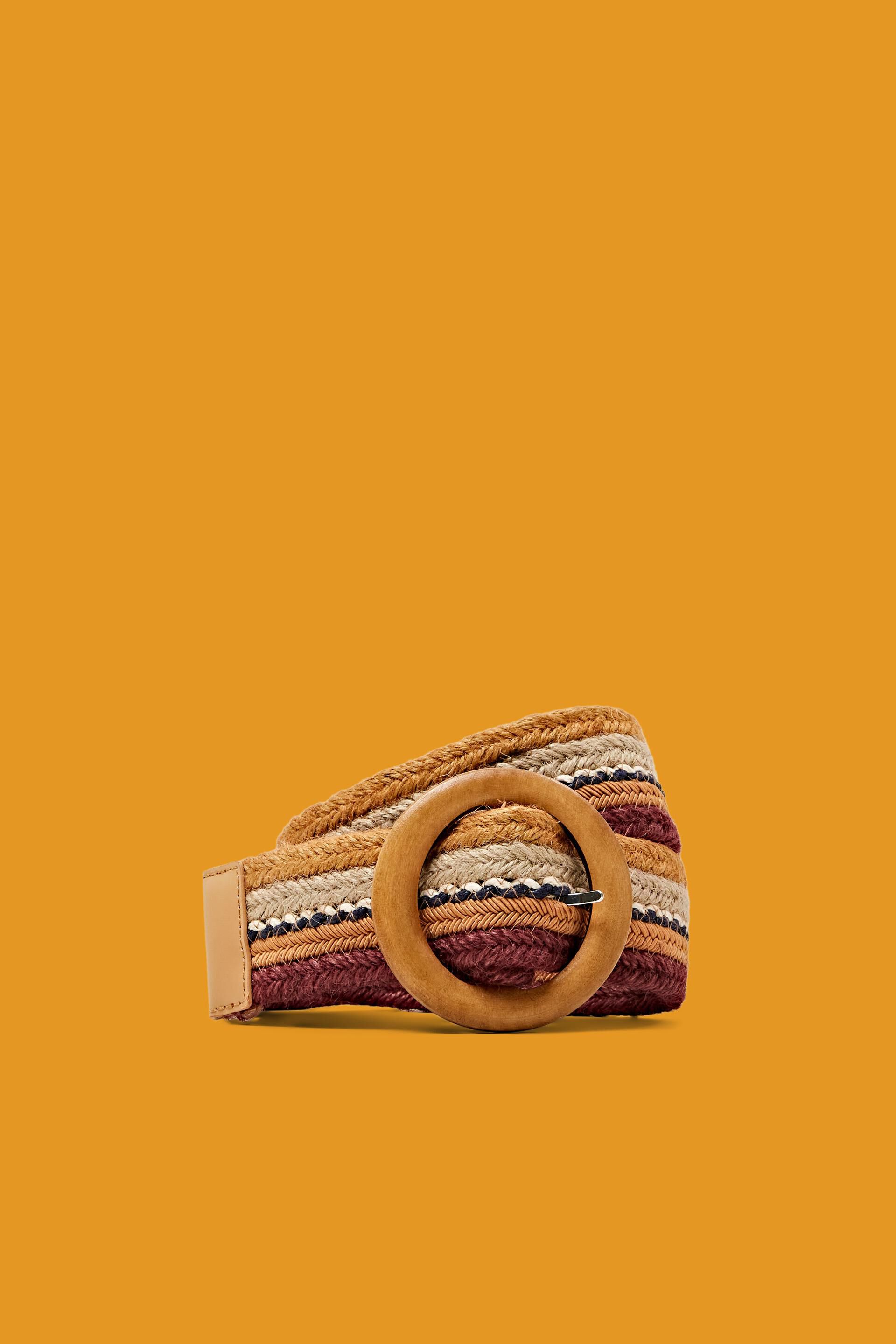 Ceinture tissée en ramie mélangée