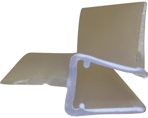 Waterafstotend profiel geschikt voor 6-8mm glas, lengte 2010 mm