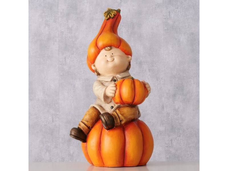 Boltze Dekofigur Malino 48 cm Herbstliche Figur als Wohndekoration