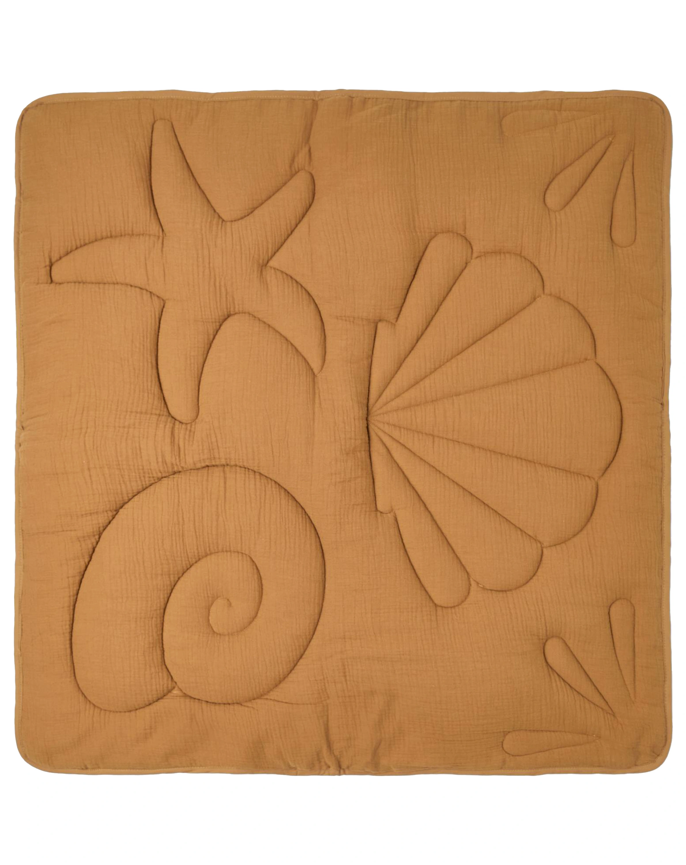 Musselin-Spieldecke NBNDIEM QUILTED in chipmunk