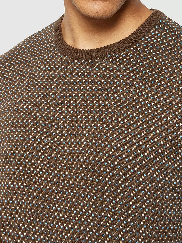 KNOWLEDGE COTTON APPAREL Pullover  braun
