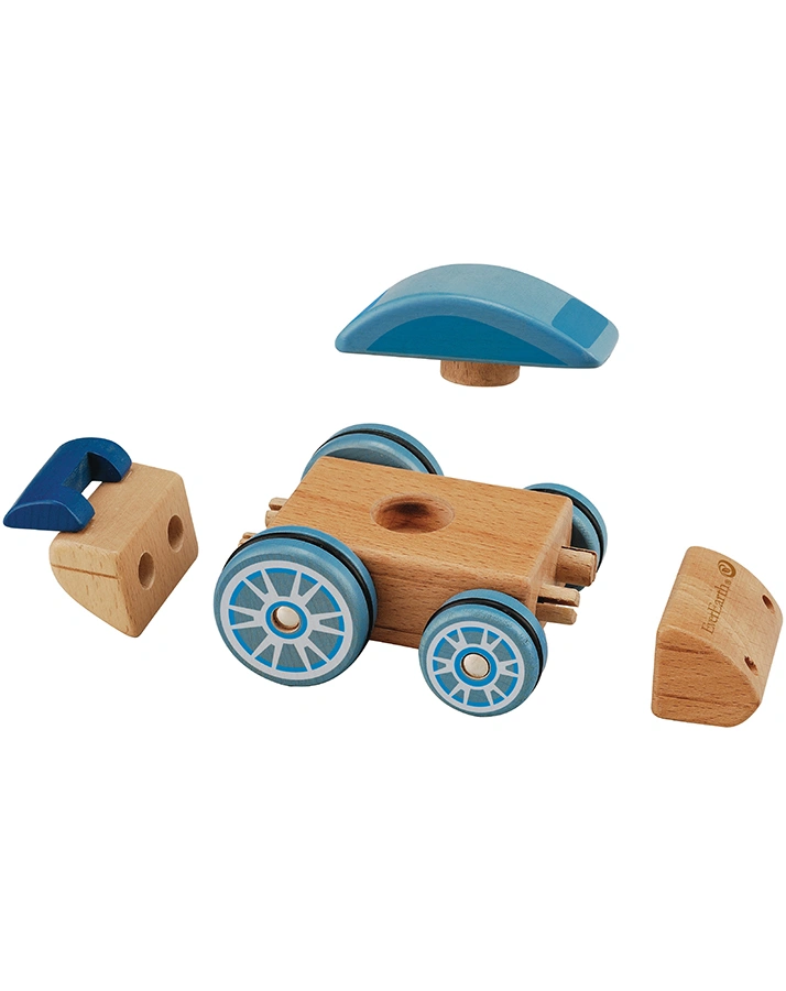 Holz-Auto WANDELBAR in bunt