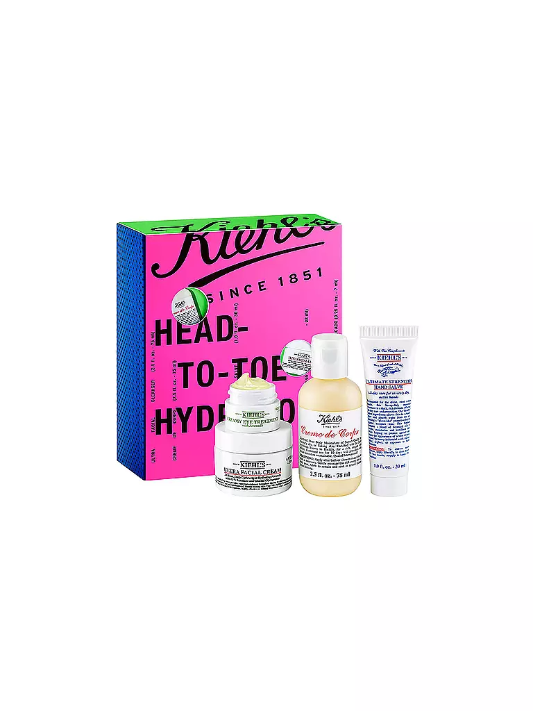 KIEHL'S Geschenkset - Head To Toe Hydrators Set 125ml / 30ml / 28ml / 7ml  keine Farbe