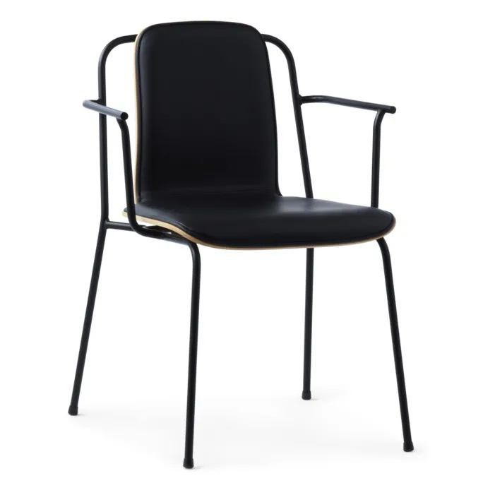 Normann Copenhagen Chaise Studio avec accoudoirs | Noir
