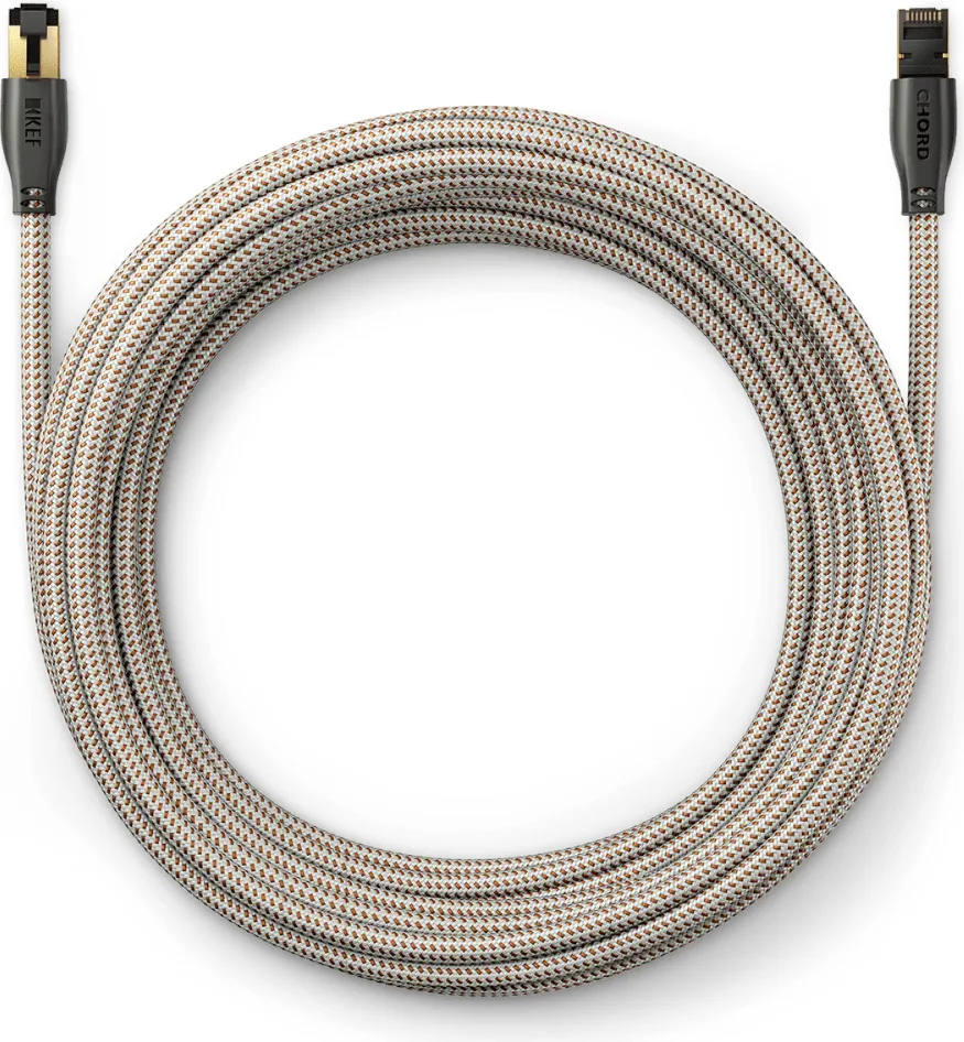 Kef K-Stream Blanc/Cuivre (8 m) Câbles Ethernet