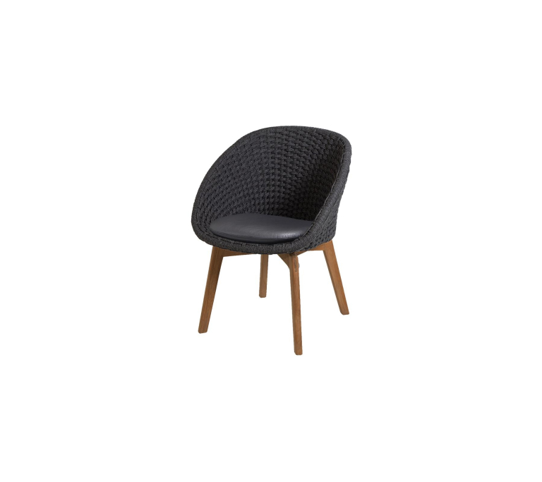 Cane-Line Zitkussen voor Peacock stoel dark grey