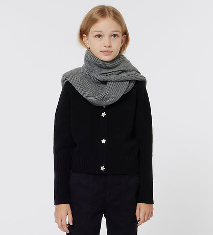 Zadig & Voltaire Cardigan - Uld/Polyamid - Sort m. Stjerner