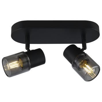 KARWEI duoplaat Bobby E27 zwart