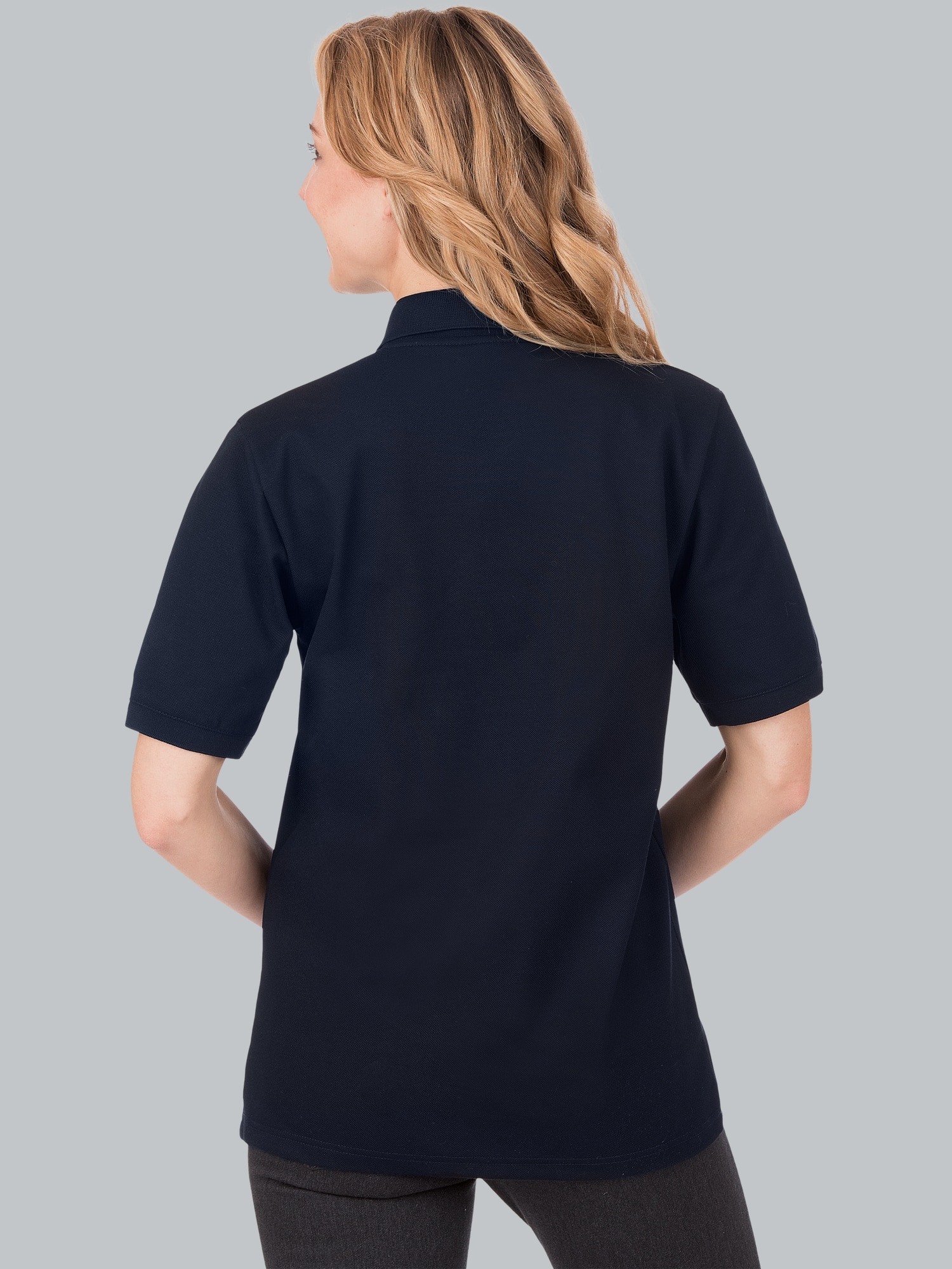 Poloshirt für Industriewäsche Navy