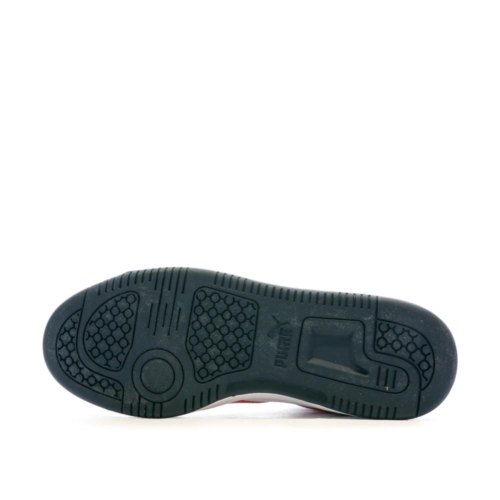 Puma Baskets Noires/Rouges Homme Puma Rebound