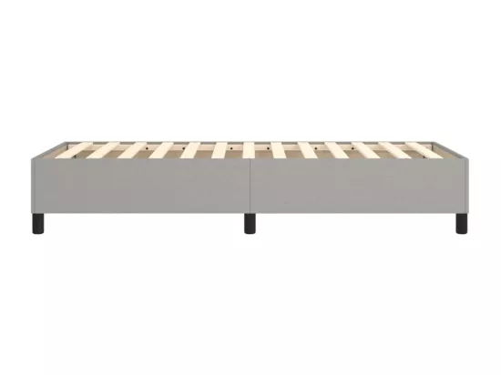 Sommier à lattes de lit Gris clair 100x200 cm Tissu
