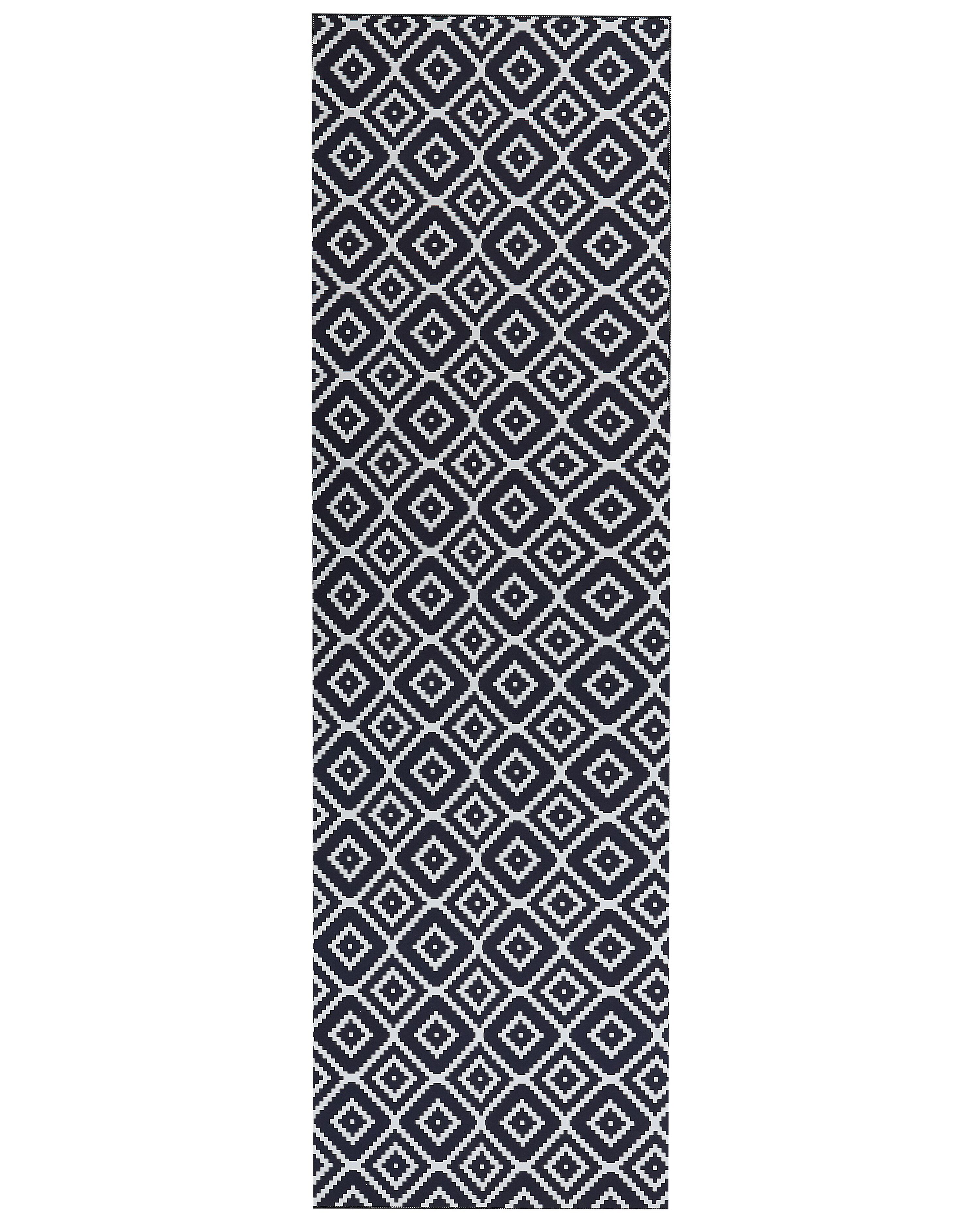 Vloerkleed KARUNGAL Zwart 60 x 200 cm