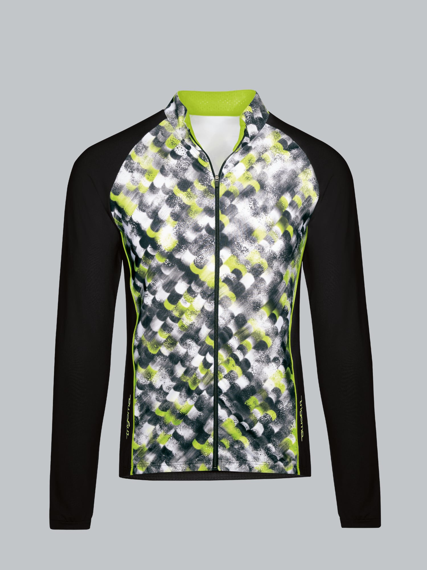 Fahrradjacke mit praktischer Rückentasche Schwarz
