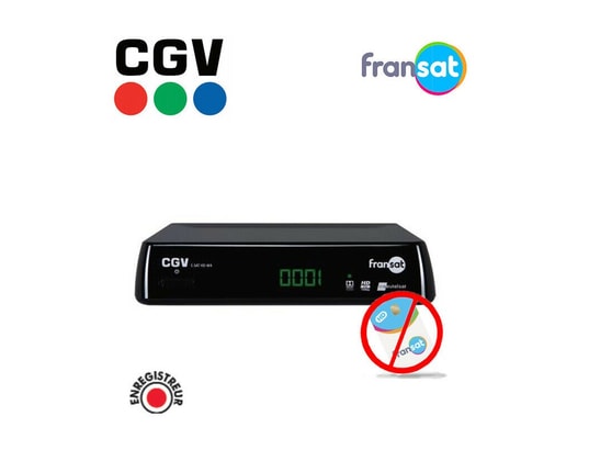 CGV - Décodeur satellite TNT HD Décodeur satellite hd e-sat hd-w4 (sans carte fransat)