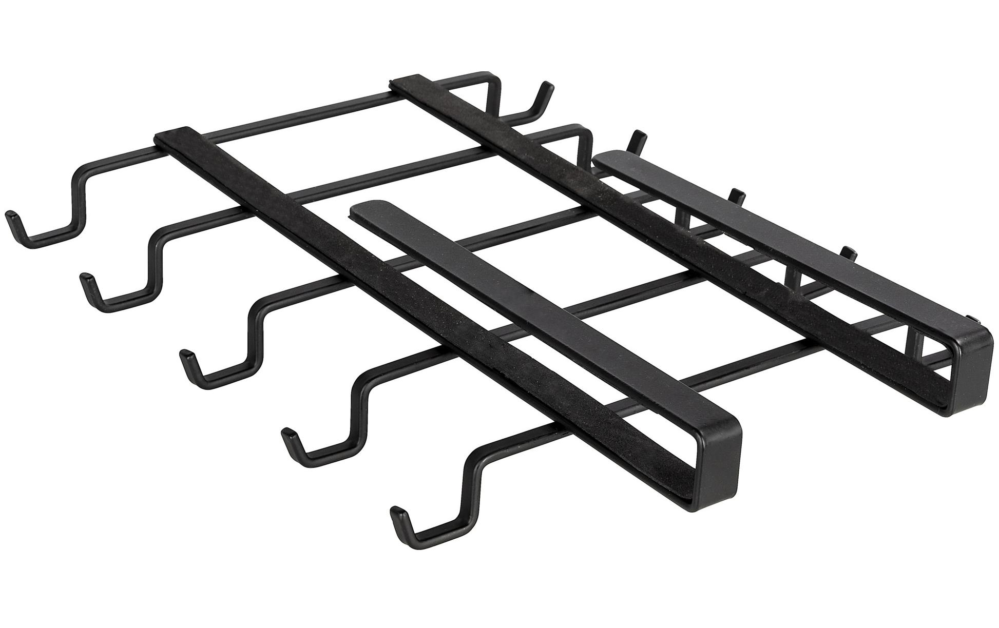 Schrankeinbau Tassenhalter SchwarzTassenhaken