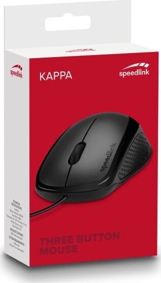 Speedlink - Kappa Mus - 1000 Dpi - Sort