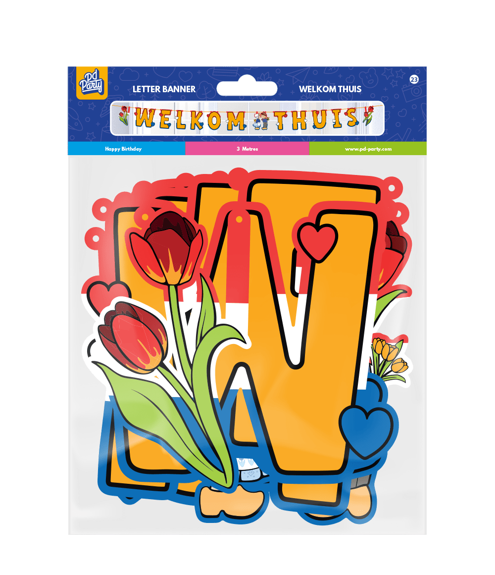 Welkom Thuis Letterslinger 3m